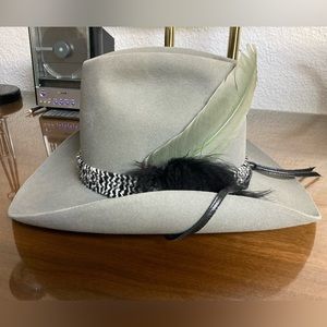 Vintage Stetson Billy the Kid Gray Felt Cowboy Hat